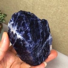 79mm Natural sodalite crystal semi-precious rough original Specimen 382g A6051 picture