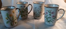 Vintage Wildflower Cups/ Japan picture