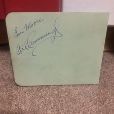 Bill Cummings Lou Moore Autograph Signed Rare 1934 Indy 500 Winner Owner picture