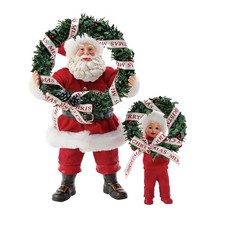 Department 56 6016468 Possible Dreams Santa & Child Figurine Set 12