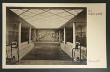 Wilhlem Gustloff Indoor Pool Bathhouse Steam Room Postcard Steamship Carl Miller picture
