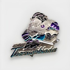 Vintage Kentucky Thoroughblades Hockey AHL Enamel Lapel Hat Pin Lexington Lucky picture