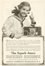 1912 Ansco Antique Folding Camera Binghamton NY Elbert Hubbard Quote Vintage Ad picture