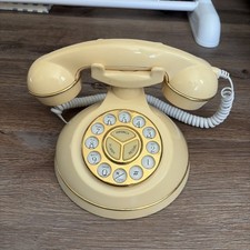 Vintage Radio Shack Heritage Hill Fashion Phone 43-848 Landline -cream & gold picture