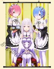 Poster Re：Life in a different world from zero Wall Scroll Waterproof Otaku #4 picture