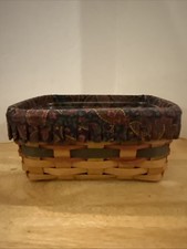 Longaberger Fathers Day Address Basket W/Liner and Protector- 1996 picture