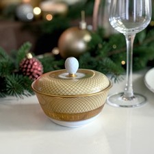Rosenthal Golden Grail Sugar Bowl & Lid - Discontinued Vintage Fine China HTF picture