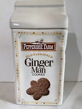 Vintage Pepperidge Farm Chocolate Cookie/Gingerbread Man Cookie Jar picture