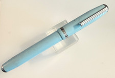 1950s Blue Esterbrook purse pen pen with 2442 Firm Stub nib. No lip cracks picture