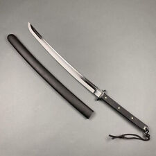 Awesome Handmade 30.0 -in Carbon Steel Hunting Katana Sword with Wooden Scabbard picture