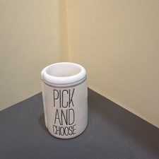 Mud Pie Pick And Choose Bistro Toothpick Holder New. Excellent Used Condition picture