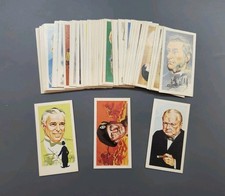 1969 Brooke Bond Tea Famous People Complete Set ~ ExNm Overall ~ 50 Cards picture