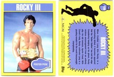 2016 Topps Rocky 40th Anniversary - ROCKY III - Complete Your Set - U Pick picture
