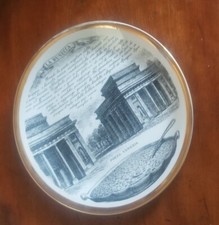 Vtg Piero Fornasetti Wall Plate Specialita La Busecca Porta Venezia Italy picture
