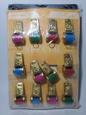 Vintage Marunaka Japan Special Whistles 1 Dozen NEW OLD STOCK STORE DISPLAY FULL picture