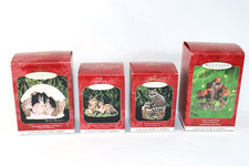 Vintage Hallmark MAJESTIC WILDERNESS Series Ornaments COMPLETE Set 1997-2000 picture