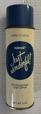 Vintage Just Wonderful Professional Hair Spray FULL Can Faberge Co. USA Prop picture