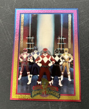 1994 Saban The Power Rangers Team Foil Card #17 Mighty Morphin Power Rangers #17 picture
