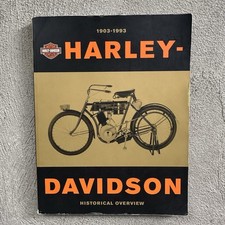 Harley Davidson 1903-1993 Historical Overview Book: Soft Cover picture