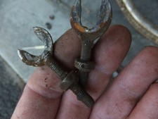 Very Early Bicycle Chain Adjusters  Unknown Maker Off 1890s Bicycle picture