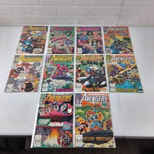 lot of 10 the Avengers vol1 #325-328,331,332,352,356,358,370marvel comics picture