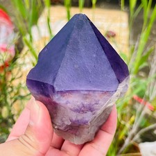 425g Natural Amethyst Unicuspid Quartz Crystal Points Rough Mineral Specimen picture