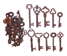 Antique Iron Skeleton Keys Lot of 25 Steampunk picture