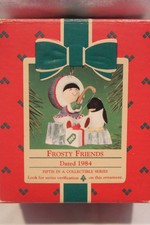 1984 Hallmark Keepsake Ornament Frosty Friends 5th In Series; NEW-616-47 picture
