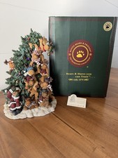 Boyds Bears Poor Ol' Santa & The Not Quite Helpful Reindeer Lighted #228474  1E picture