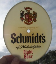 Vintage Schmidt's Light Beer Philadelphia Pa Sign Bar Advertising Clock Face picture
