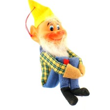 TKR Jestia HILLBILLY KNEE HUGGER 725 Characterful Novelty Doll Christmas Vintage picture