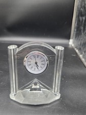 Lenox Ovations Art Deco Style  Quartz Crystal Mantel Desk Clock Work New Battery picture