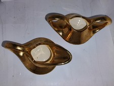 Vintage Pearl China Company Creamer And Sugar Set 22K Gold Lusterware picture