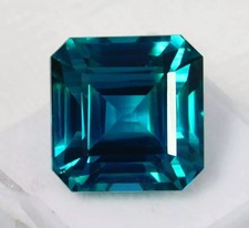 Certified 10 Ct Natural Grandidierite Bluish Green Asscher Cut Loose Gemstone picture