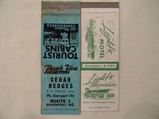 Searsport Maine hospitality f&b low #s matchbooks picture