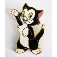 Disney Pin Figaro Waving to Pinocchio Tokyo Disney Resort Japan Disney Cats picture