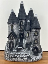 Vintage Byron Molds Victorian Castle - Eerie Halloween Decoration Hand Painted picture