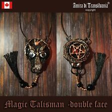 pentacle star magic pentagram talisman amulet pendant wicca owl angel protection picture