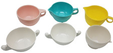Vintage Melmac Melamine Mixed Lot 6 pc Sugar Bowls Creamers Coffee Cups  JK1 picture