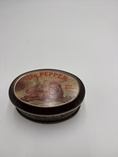 Rare Vtg 1979  Dr Pepper King of Beverages Lidded Oval Tin Box picture