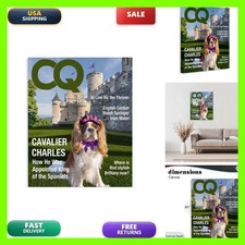Stupell Industries Royal Cavalier Magazine Pet Humor 24 X 30 Inch Canvas Wall picture