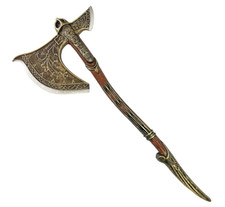 36.5 Inch Fantasy Fully Upgraded Viking Foam Axe Sword for Video Game, Cosplay C picture