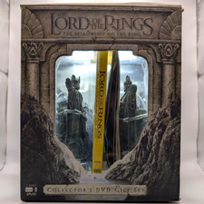 LOTR Fellowship of the Ring Collectors Gift Set Argonath Bookends Incomplete DVD picture