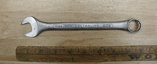 Vntg S-K Lectrolite C-22 Comb, Open End & 12 Pt Box Wrench,11/16