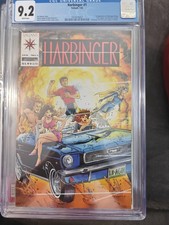 Harbinger #1 Valiant 1992 CGC 9.2 Qualified Grade First Appearance Sting & Team picture