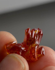 Lustrous Red Zincite Specimen – Świętochłowice, Poland picture