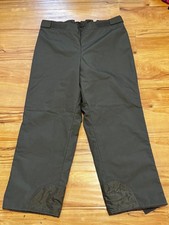 NOS West German Military Fleece Lined Overpants Medium Full Side Zip picture
