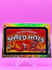 2025 Wacky Packages All-New Halloween Series GOLD WEB FOIL #30 SHRED HOTS #13/25 picture