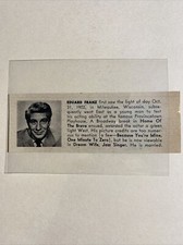 Eduard Franz Jazz Singer & Otto Hulett Born Yesterday 1954 Hollywood Star Panel picture