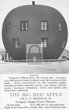 Big Red Apple Roadside Wathena Kansas KS - Reprint picture